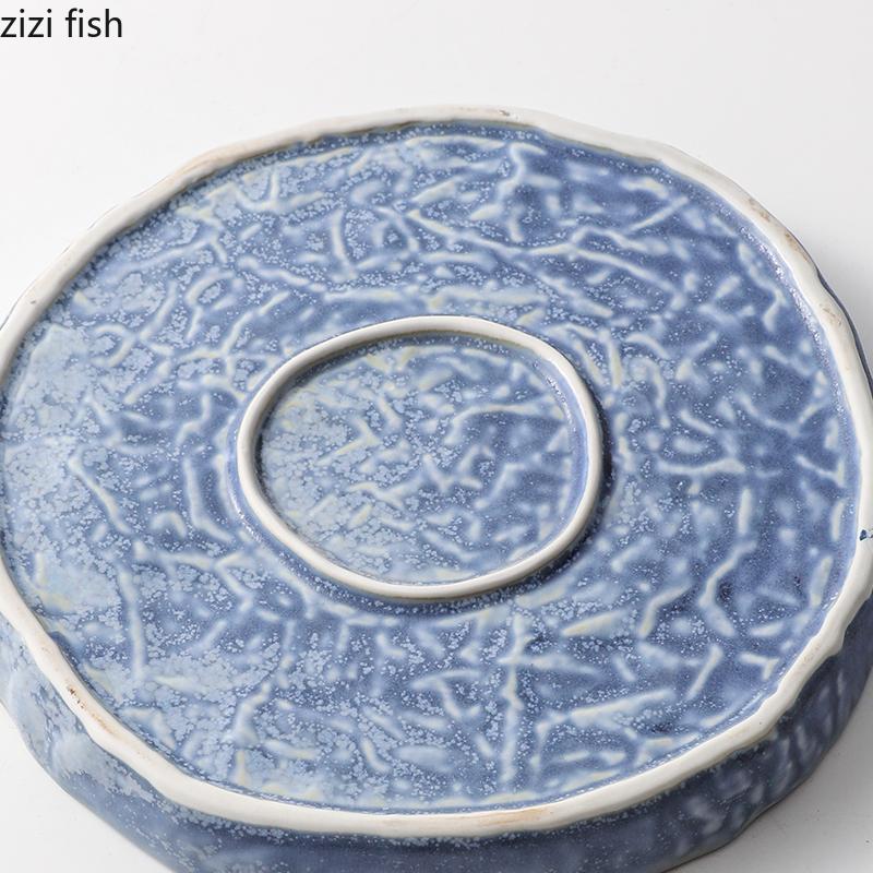 Ceramic Flat Plate Western Style Steak Plate Dining Plates Pasta Dish Sushi Plates Fruit Dish Salad Bowl Dessert Bowl Snack Tray