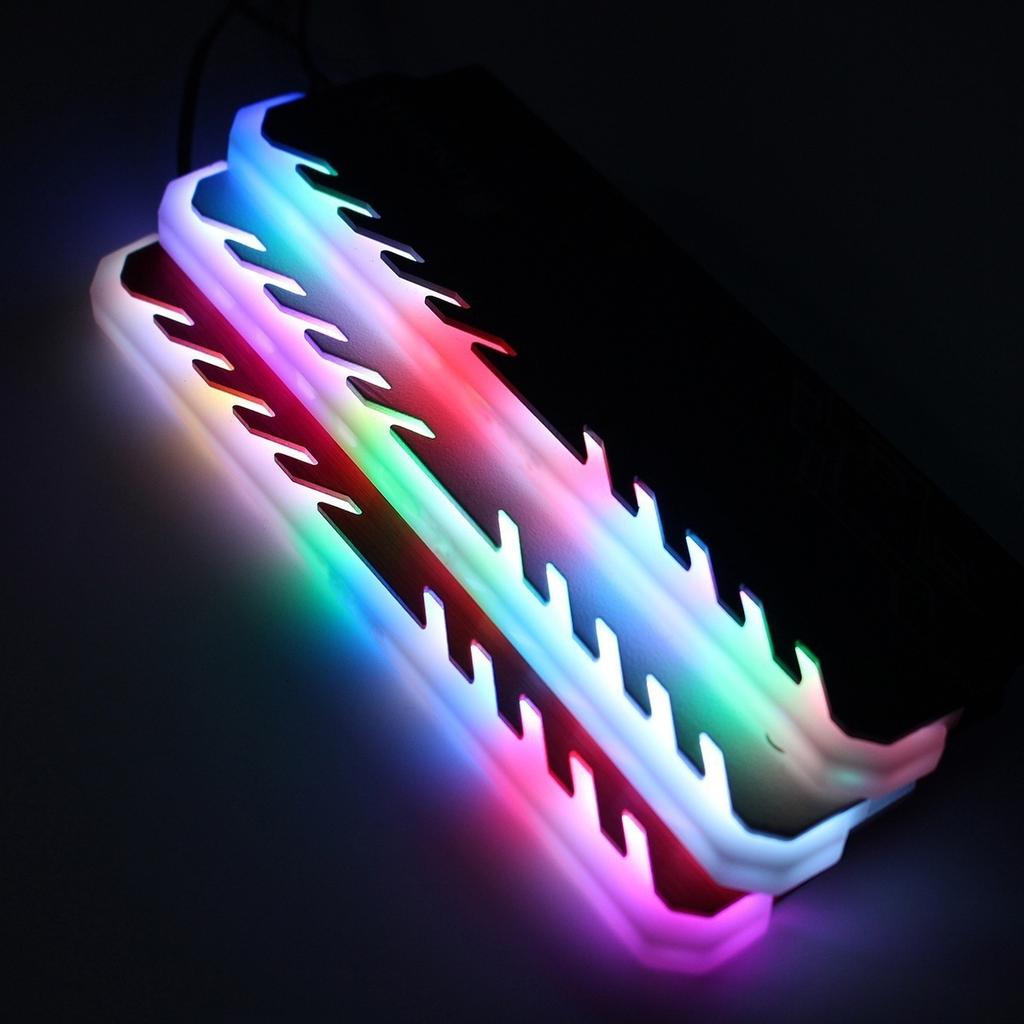 Buy Aluminum+Magnesium Alloy RAM Memory Bank Cooling Panel Heatsink PC ...