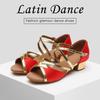 Damen Mädchen Latin Dance Schuhe Low-Heeled Ballroom Tango Schuhe Soft Bottom