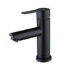 VEMUSE JDF-CW-531 Black Stainless Steel Curved Spout Basin Faucet
