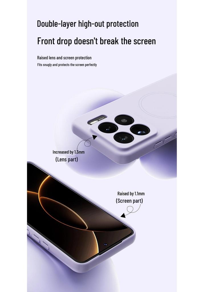 Xiaomi MI 15/15S Pro Magnetic Liquid Silicone Phone Case