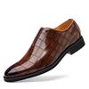 Men's Leather Shoes 2025 New High-quality Business Casual Shoes Luxury Men's Dress Oxford Shoes Stone Pattern Large Size 39-48