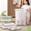 No Pump Design Vacuum Compression Storage Bags Extra Large For Clothes Blankets Bedding Bedroom Storage