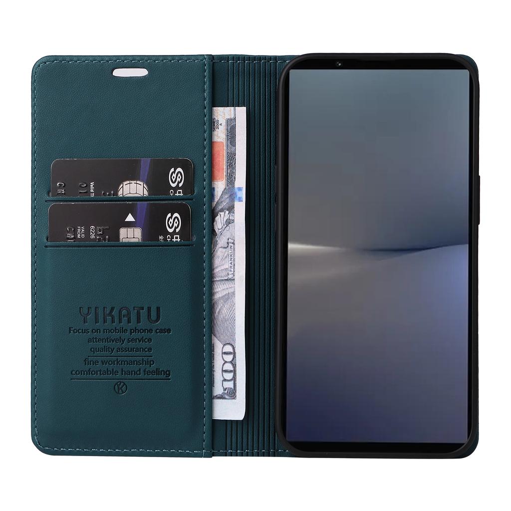 YIKATU YK-001 For Sony Xperia 1 VI Case Card Slot Stand Leather Phone Cover Wallet