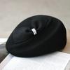 European and American fashion bow pearl pleated styling beret autumn and winter British retro wool forward hat