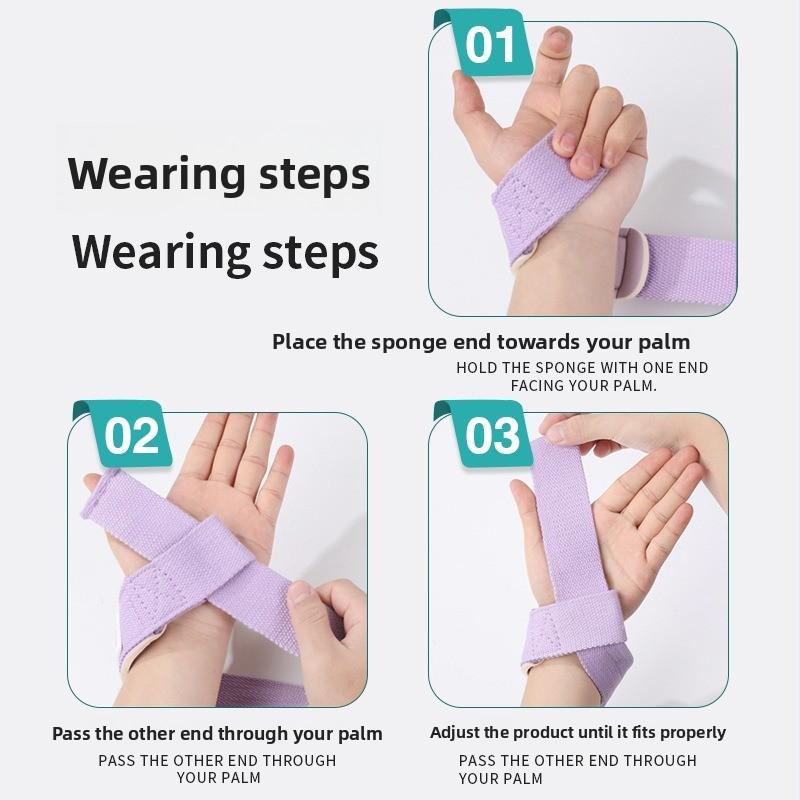Fitness Grip Strength Band, Anti-slip and Wear-resistant Exercise Assist Belt, Weightlifting Pull-up Fixed and Pressurized Wrist Guard Band