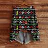 Women's Fashion Long Sleeve Christmas Snowman Snowflake Print Jacket Cardigan