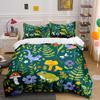 Various Flora Fauna And Patterns Bedding Set For Kids Luxury Gift 3Pcs Digital Print Comforter Set Soft Comfortable Breathable