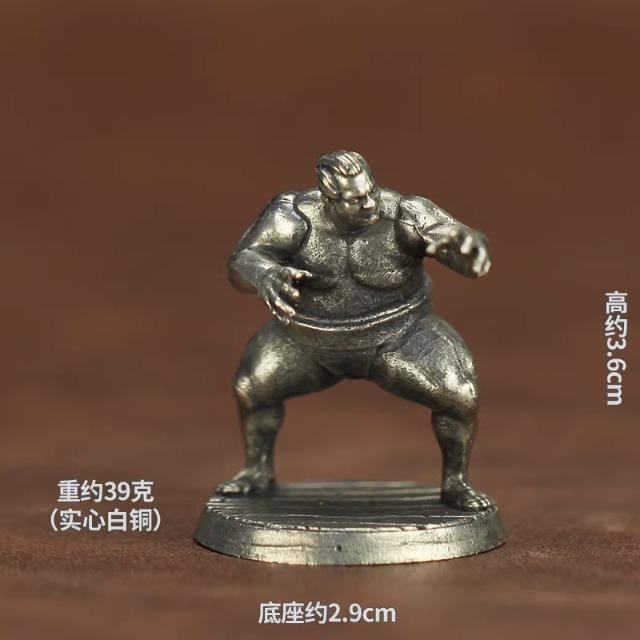 New Metal Chess Piece Samurai Ninja Ancient Soldier Model Toy Desktop Game Gift Display Piece Static Figure Collectible Model