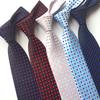 WHITE FANG Tie, Polka Dots and Solid Colors, Suit, Business, Casual, Popular, Stylish, Men's, NC022 (02: Red)