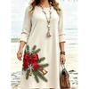 Autumn and winter women's long-sleeved casual dress