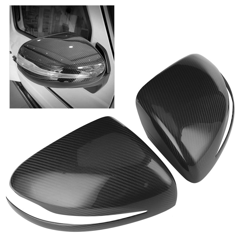 Dry Carbon Fiber Rearview Mirror Cover Cap Car Refitting Fit for MERCEDES Benz GClass G500 20182020
