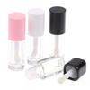 6ML Empty Transparent Lip Gloss Tubes Big Brush Plastic Lip Balm Tube Lipstick Mini Sample Cosmetic Container Sample Bottle