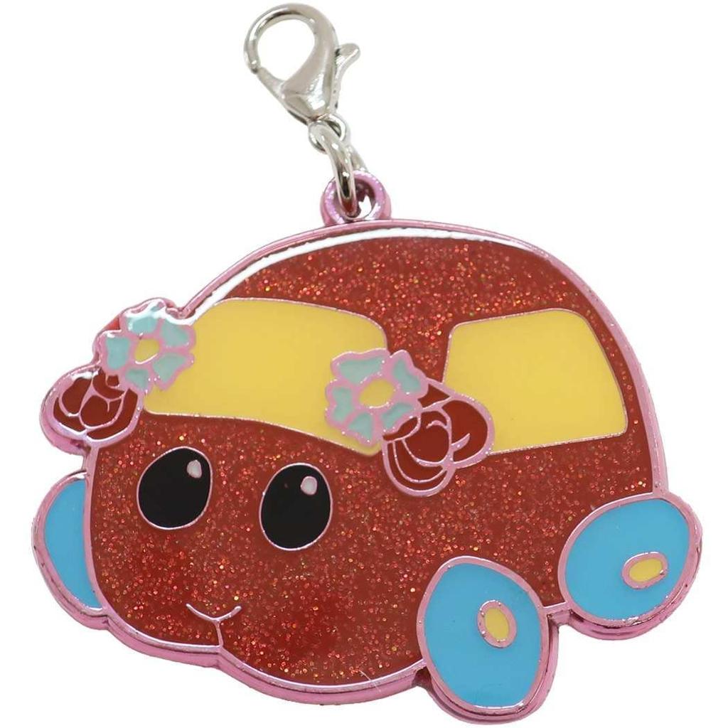 PUIPUI Molcar Glitter Metal [Zipper Mascot] Charm/Chocolate