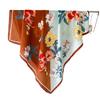 Siya New Printed Scarf Shawl Fresh and Sweet 110 Square Scarf Photo Travel Decoration Silk Scarf Women