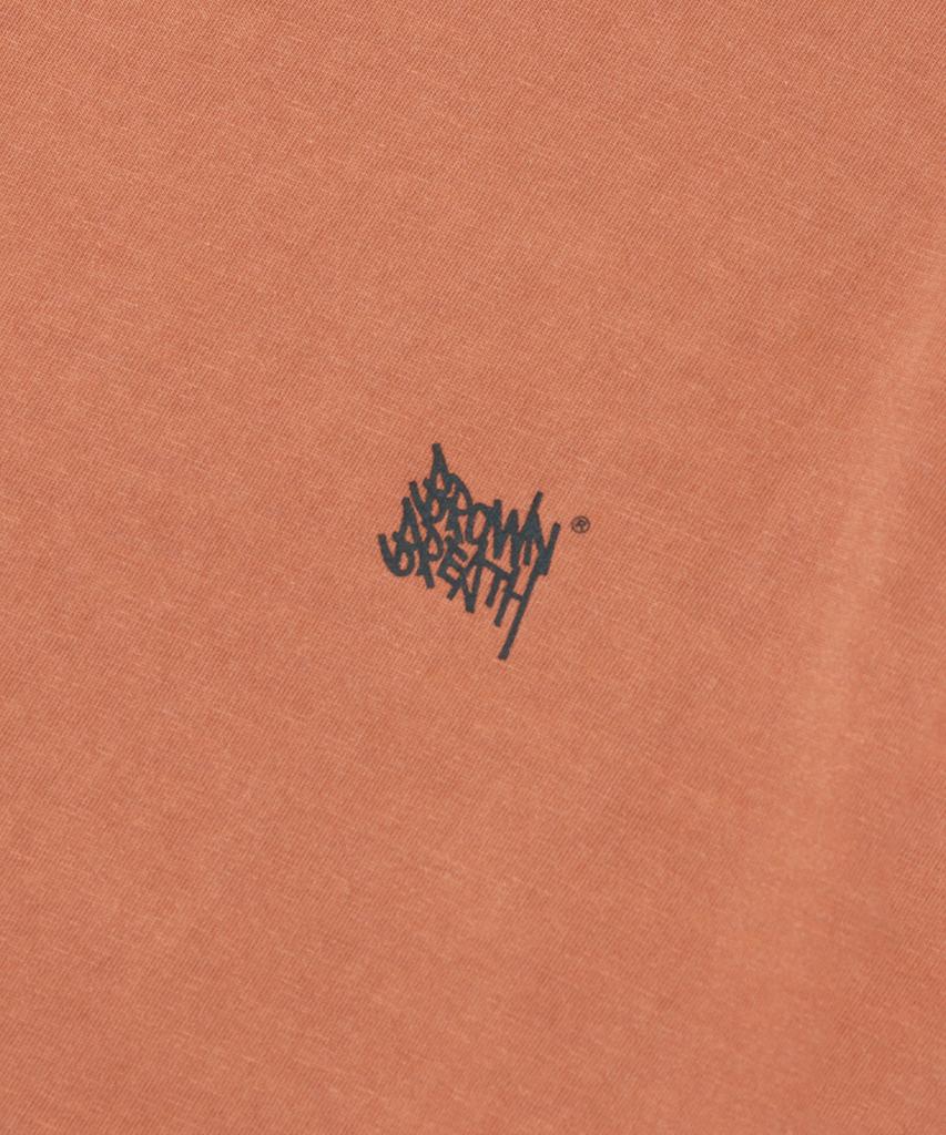 BROWNBREATH Pigment Tag Tee - Orange