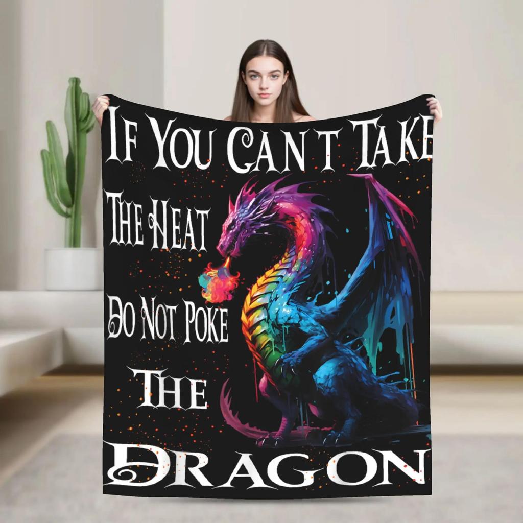 Yes I Really Do Need All These Books Dragon Super Soft Blanket for Boys Plush Throw Blanket Living Room Sofa Bed Cover