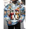2026 Weihnachts-Hoodies Weihnachtsmann 3D-Druck Herren Damen Hoodie Sweatshirts Lässig Unisex Kapuzenpullover Oberteile Kleidung Mann Pullover
