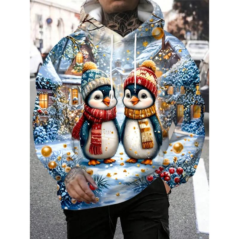 2026 Weihnachts-Hoodies Weihnachtsmann 3D-Druck Herren Damen Hoodie Sweatshirts Lässig Unisex Kapuzenpullover Oberteile Kleidung Mann Pullover