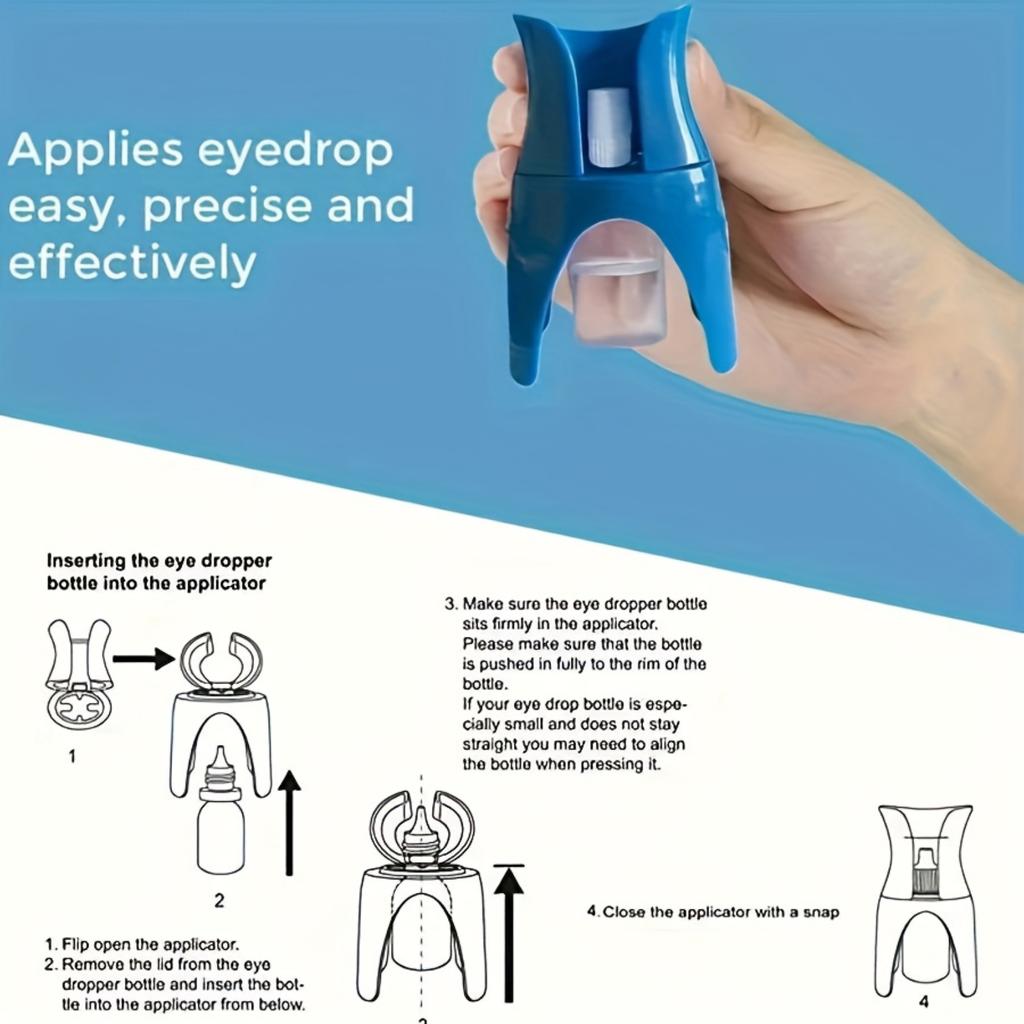 Reusable Eye Drops Holder, Eye Drops Auxiliary Holder