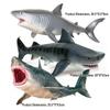 Marine Animal Simulation Model Figures: Shark, Dolphin, Hammerhead, Crab, Squid, Starfish for Kids' Education