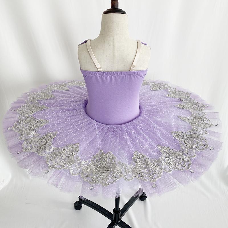 Fusta de balet pentru fete Tutu de balet profesionist Margini cu volane Rochie de balet clasica pentru fete si femei Performance