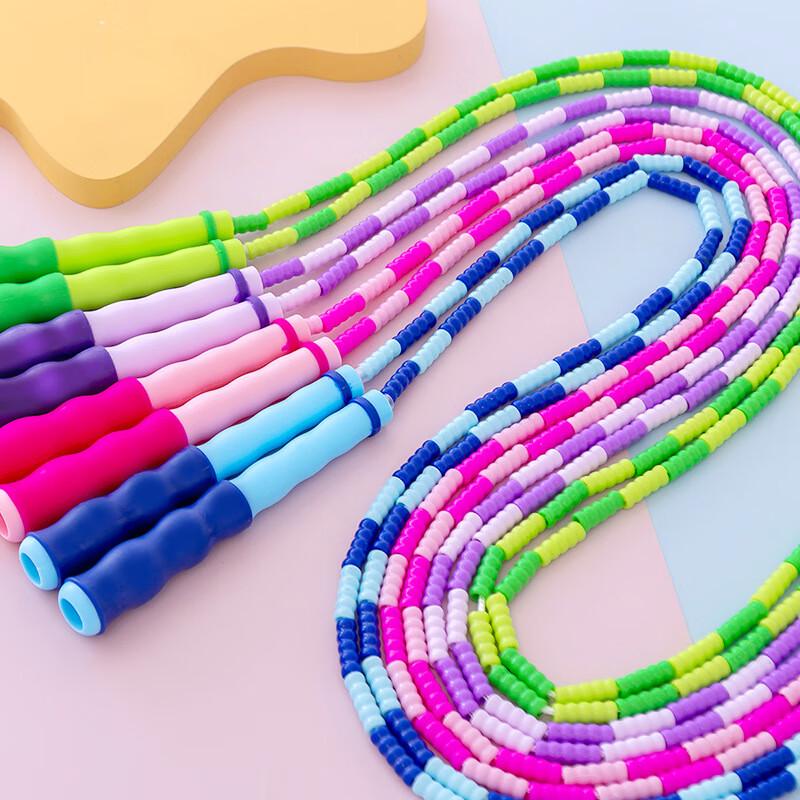 Children's Segmented Soft Bead Jump Rope - 10-Pack