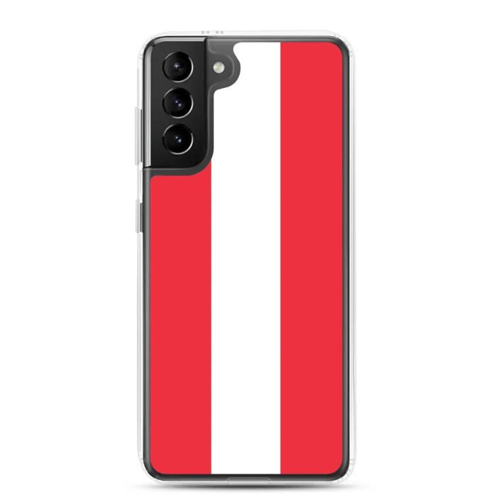 Coque Téléphone Drapeau de l'Autriche Samsung Galaxy S21 Plus