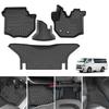 Cartist 3D Floor Mats for Toyota Hiace 200 Series Compatible with and 8th Generation 2004 and TPE Material Custom Easy Protective Car 4PSC Set for