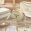 Guangzhou Women's High-end Embroidered Leather Bag, Women's New Bee Bag, Women's Versatile Single Shoulder Crossbody Small Bag