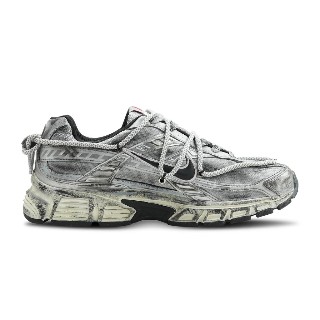 Nike Initiator Niedrige Freizeit-Laufschuhe Herren Silber Weiß 394055-001(Team162-)