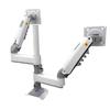 NB New H180 Full Motion 17"-27" Double monitor Holder Gas Spring Arm LCD Mount ergonomic dual arm clamp bracket 2-9kgs each