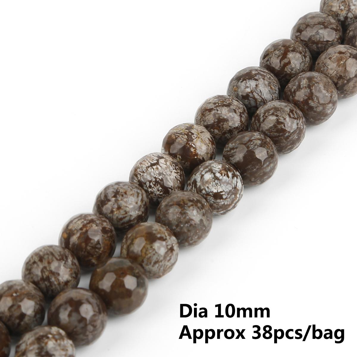 

Натуральный камень, кофейные снежинки, яшмы, граненые круглые свободные бусины, прядь 15 дюймов, 4, 6, 8, 10 мм, размер на выбор для изготовления ювелирных изделий 8mm 47pcs