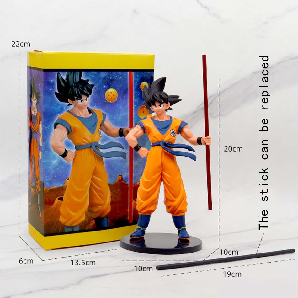 sold Dragon Ball Son Goku Super Saiyan Anime Figure 22cm Goku DBZ Action Figure Model Gifts Collectible Figurines