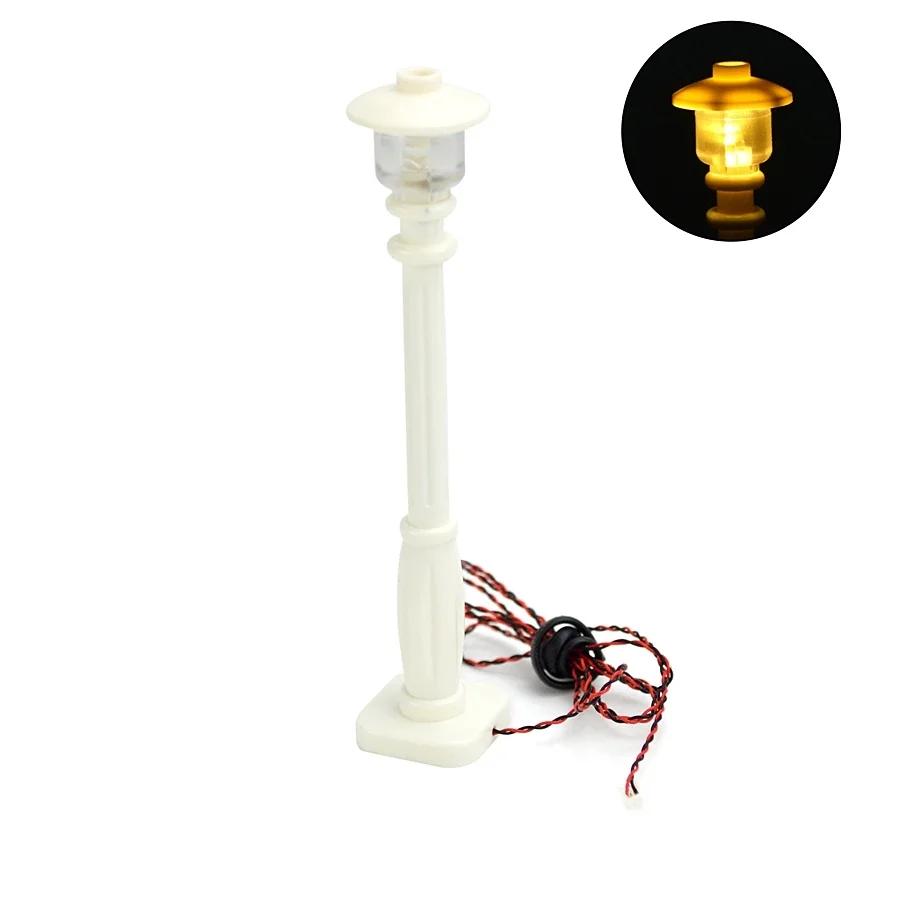 0.8mm Pin RGB LED Wire Building Blocks DIY Street Lamp City Electric Night View City House Decorate Toy Brick Compatible Leduo
