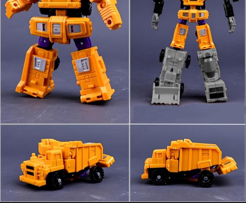 Baohaixing MINI 21CM New Transformation Toys 6 In 1 Devastator Action Figure Robot Engineering Vehicle Model Gift Child Kid