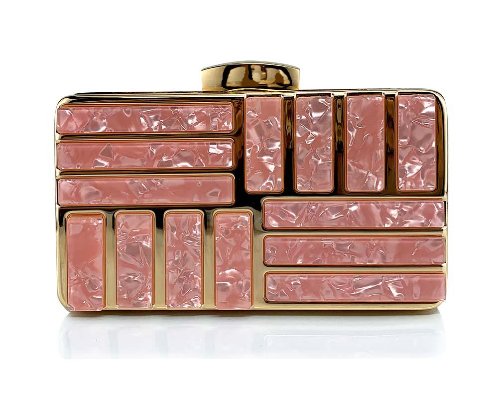 

Acrylic Shell One-Shoulder Clutch.