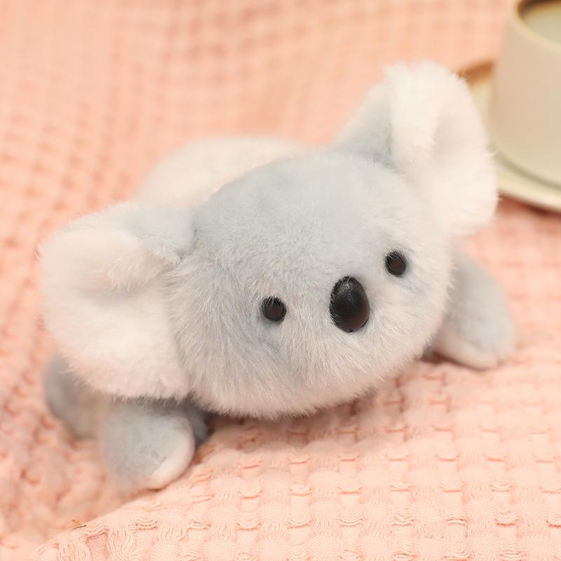20Cm Kawaii Small Animals Cartoon Plush Toy Lying Monkey Red Panda Bear Sloth Capybara Doll Hand Size Plushie Appeasing Gift