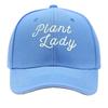 PLANT LADY  Vintage Soft Breathable Adjustable Dad Hat Suitable for Women and Unisex Gardening Outdo Sandwich Baseball Cap