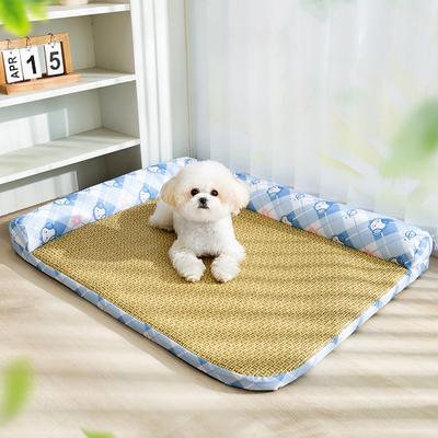 Summer Cool Detachable Corner Dog Kennel Four Seasons Mat Dog Bed Rattan Mat Dog Sofa Cat Bed Cat Litter Pet Cat Mat