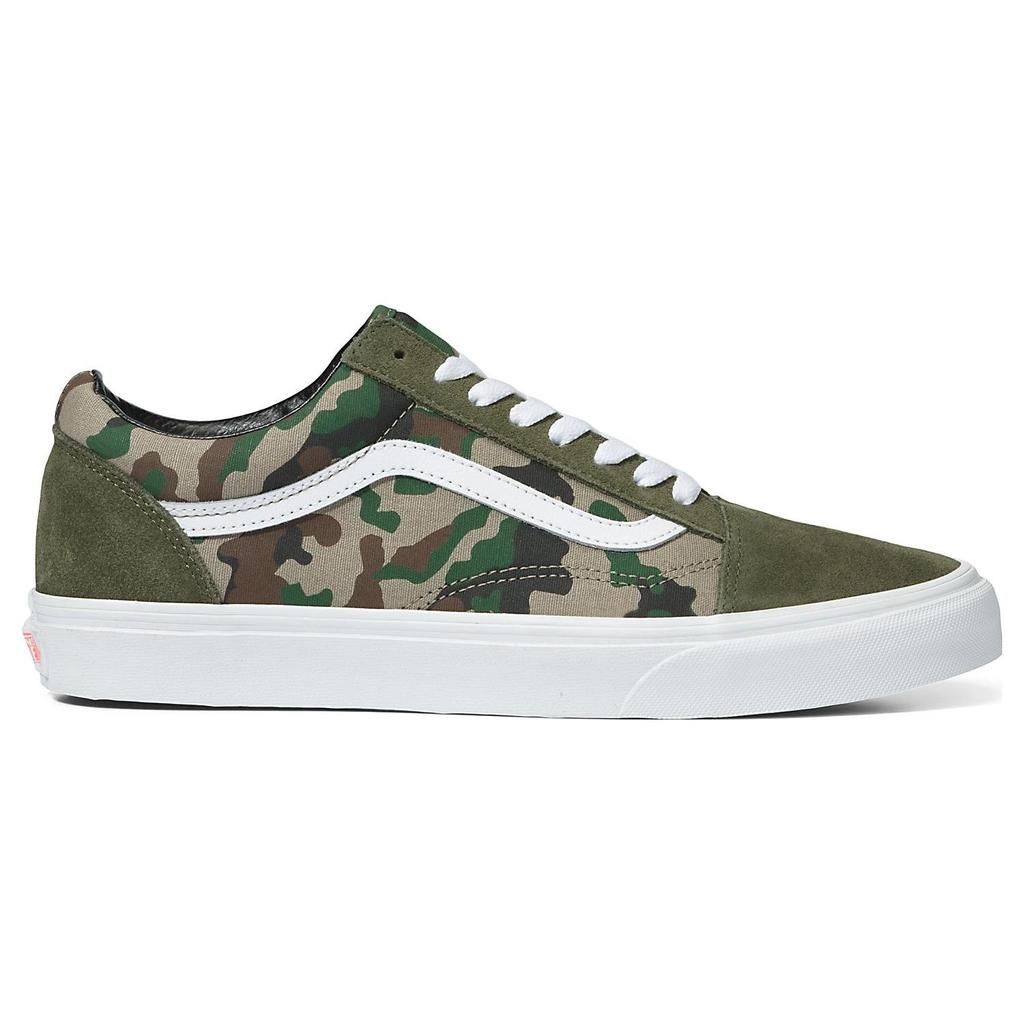 Vans Old Skool Series Plátěné Semišové Ležérní Nízké Skate Boty Unisex tenisky Maskáčové VN0007NTY33