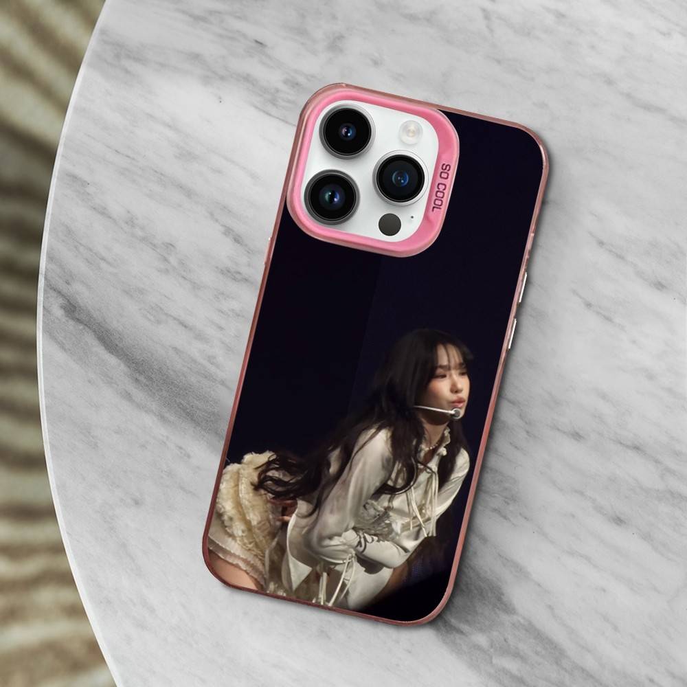 Cute J-JO Y-YURI Singer Phone Case For iPhone 12,11,14,16,13,15,Mini,Pro,MAX,SE,XS, Pink Matte Silicone Cover iPhone11PROMAX