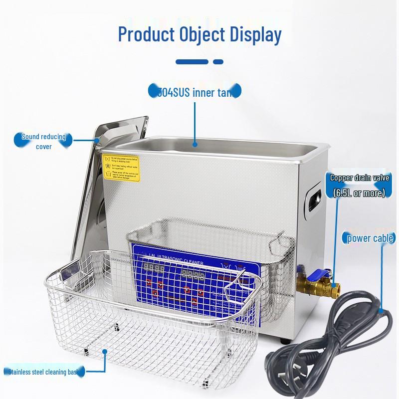 Compact Ultrasonic Cleaner for Industrial Parts & Dental Labs