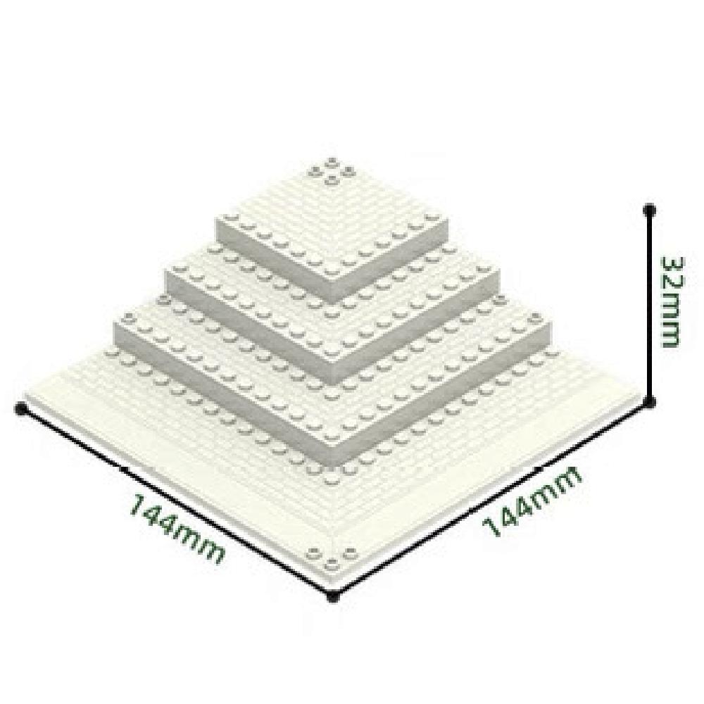 Non-Toxic Moc 1Pcs 65803W Patterned Corner Flooring Castle Base Building Blocks Set Palace House Bottom Particle Toys Children Kid Gifts