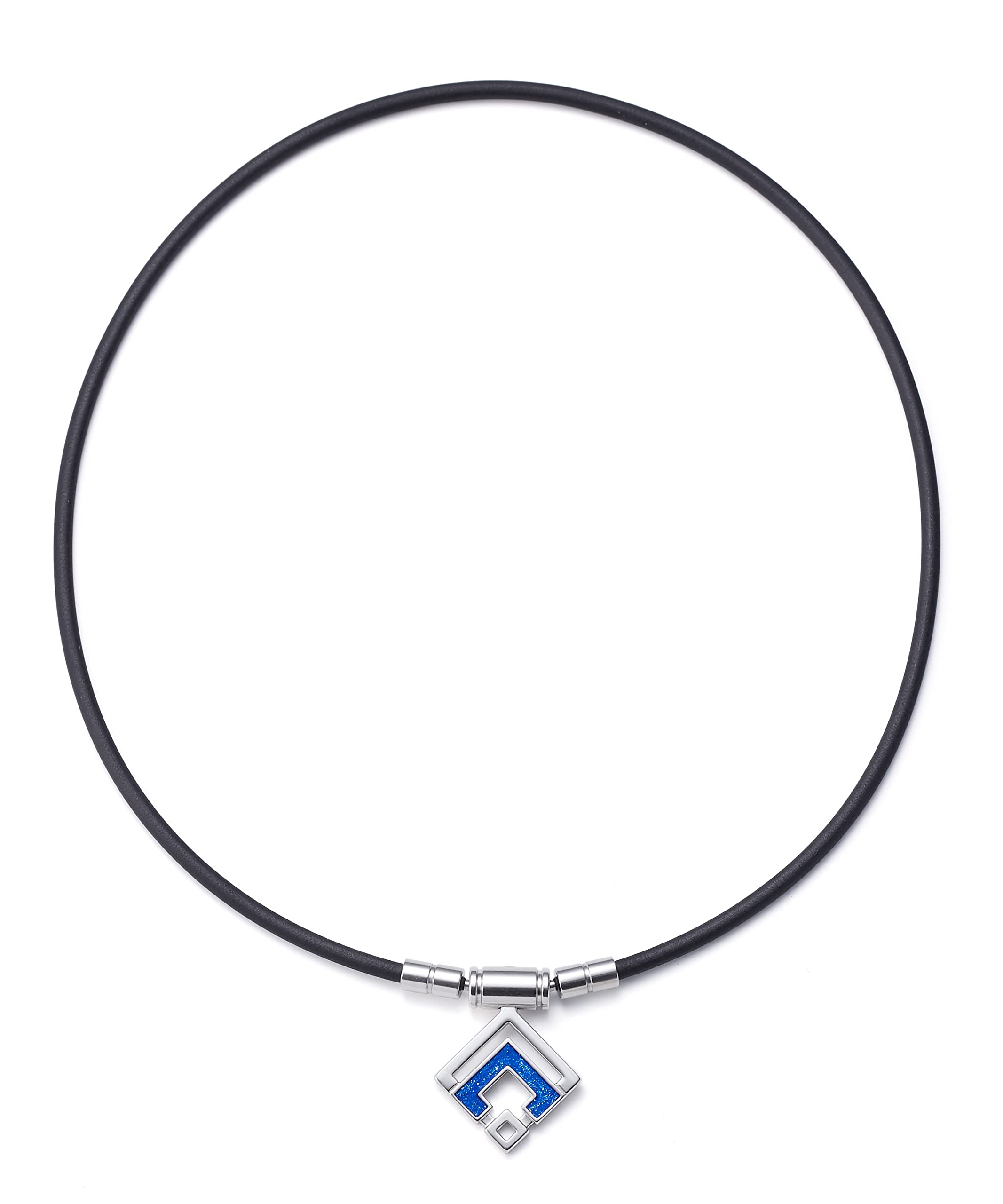 

Colantotte TAO Necklace Slim ARANmini Silver x Blue M ABARO07M Lamé