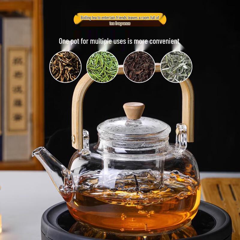 Borosilicate Glass Tea Kettle with Infuser
