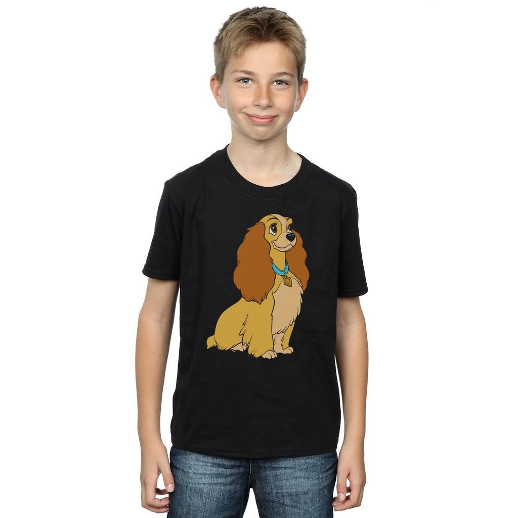 Disney Boys Lady And The Tramp Lady Spaghetti Heart T-Shirt