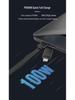 100W Rotating Telescopic 4-in-1 PD Fast Charging Cable with Custom Logo