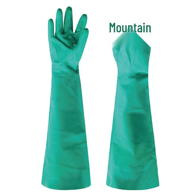 CNMF Green Nitrile Chemical Protection Gloves