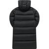 Fila Fusion Uniform Sports Lifestyle Collection 2023 Winter Fashion Warm Windproof Long Hooded Down Jacket Women outerwear Black T11W345904FBK
